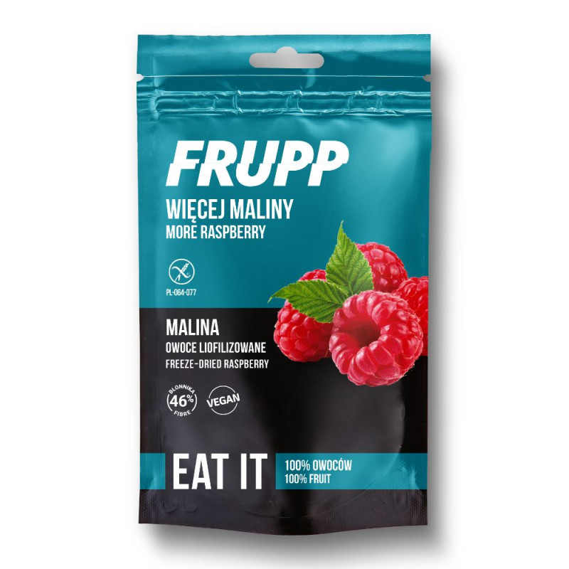 FRUPP OWOCE LIOFILIZOWANE MALINA 15 g - CELIKO