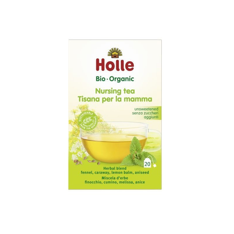 HERBATKA DLA MATEK KARMIĄCYCH BIO (20 x 1,5 g) 30 g - HOLLE