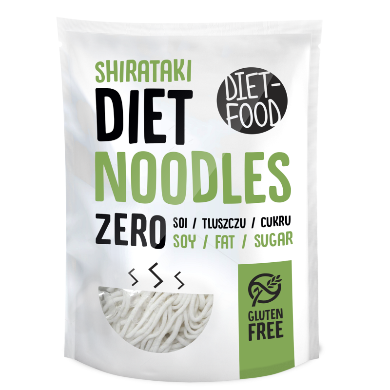 MAKARON (KONJAC TYPU NOODLE) BEZGLUTENOWY 370 g - DIET-FOOD