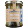 SARDYNKI EUROPEJSKIE W BIO OLIWIE Z OLIWEK EXTRA VIRGIN 190 g (133 g) (SŁOIK) - EMPERATRIZ