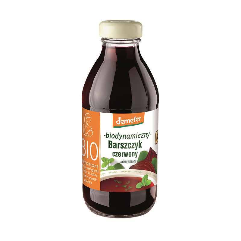 BARSZCZ CZERWONY BEZGLUTENOWY KONCENTRAT DEMETER BIO 320 ml - KOWALEWSKI