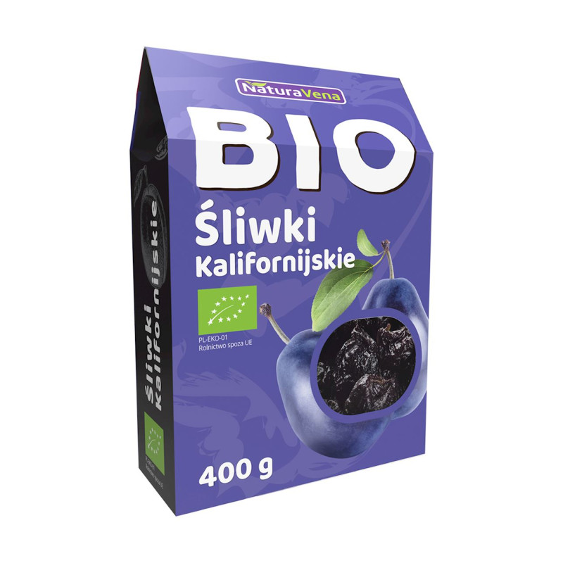 ŚLIWKI KALIFORNIJSKIE BIO 400 g - NATURAVENA