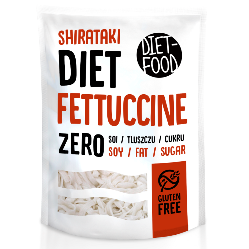 MAKARON (KONJAC TYPU FETTUCCINE) BEZGLUTENOWY 370 g - DIET-FOOD