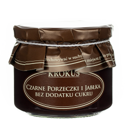 CZARNE PORZECZKI I JABŁKA BEZ DODATKU CUKRU 310 g  - KROKUS