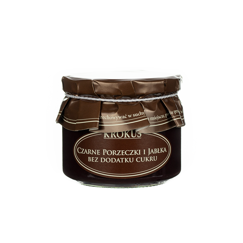 CZARNE PORZECZKI I JABŁKA BEZ DODATKU CUKRU 310 g  - KROKUS