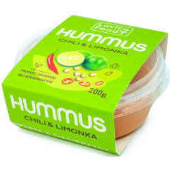 HUMMUS CHILI I LIMONKA 200 g - LAVICA FOOD