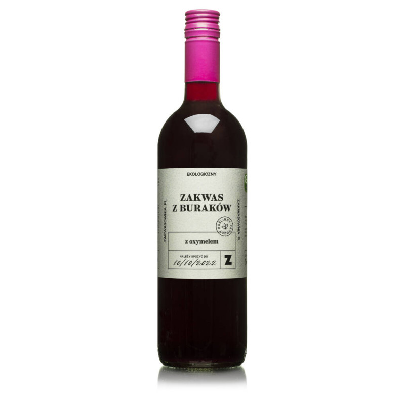 ZAKWAS Z BURAKÓW TRADYCYJNY Z OXYMELEM BIO 700 ml - ZAKWASOWNIA