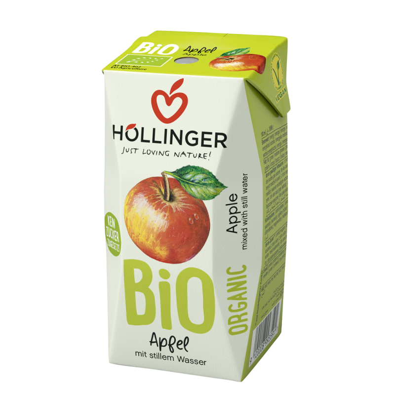 NEKTAR JABŁKOWY BEZ DODATKU CUKRÓW BIO 200 ml - HOLLINGER
