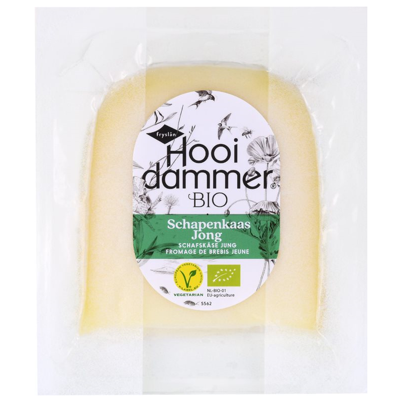 OWCZY SER YOUNG (KRÓTKO DOJRZEWAJĄCY) (50 % TŁUSZCZU W SUCHEJ MASIE) BIO 200 g - HOOIDAMMER