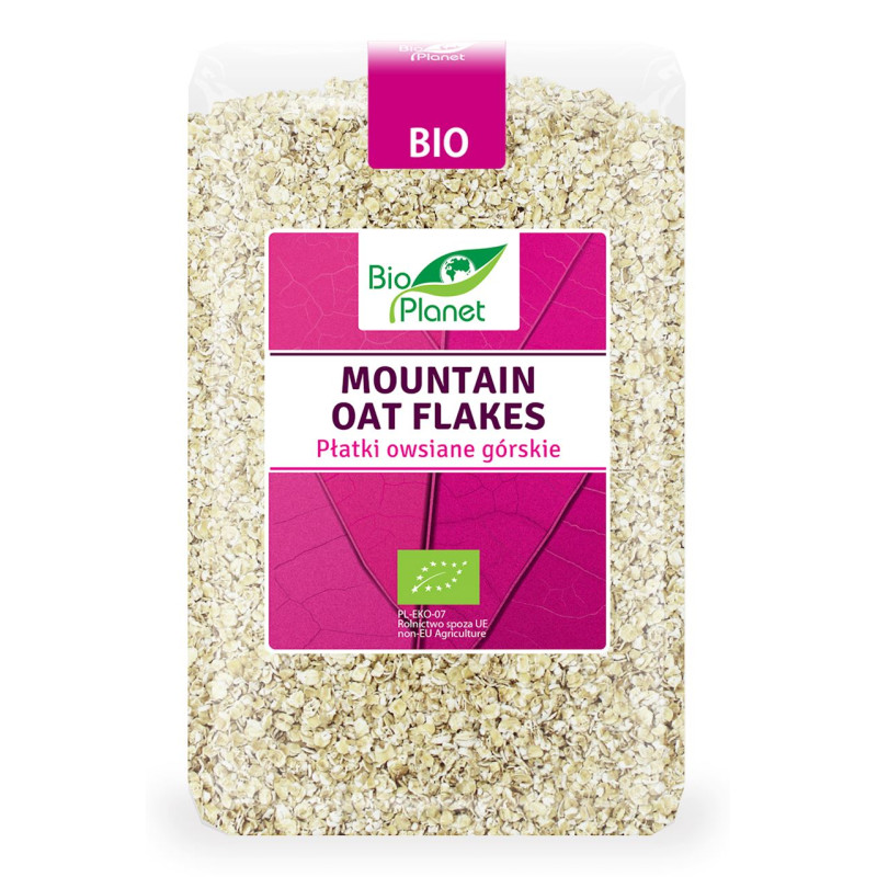 PŁATKI OWSIANE GÓRSKIE BIO 1 kg - BIO PLANET