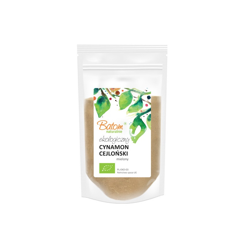 CYNAMON CEJLOŃSKI MIELONY BIO 125 g - BATOM