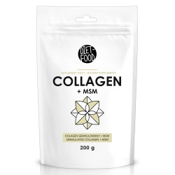 KOLAGEN WOŁOWY + MSM INSTANT 200 g - DIET-FOOD