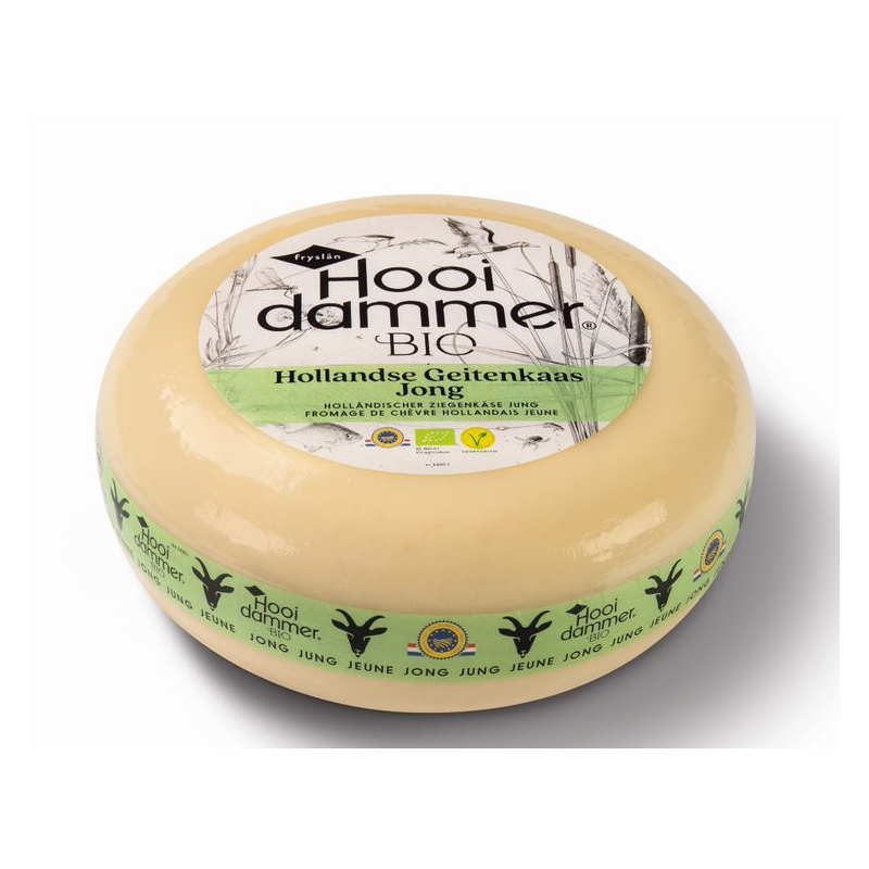 KOZI SER YOUNG (KRÓTKO DOJRZEWAJĄCY) (50 % TŁUSZCZU W SUCHEJ MASIE) BIO (około 4,5 kg) - HOOIDAMMER