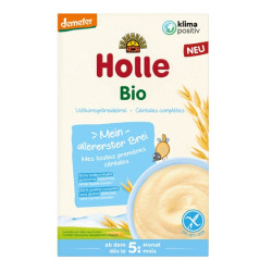 KASZKA OWSIANA PEŁNOZIARNISTA BEZ DODATKU CUKRÓW OD 5 MIESIĄCA DEMETER BIO 250 g - HOLLE