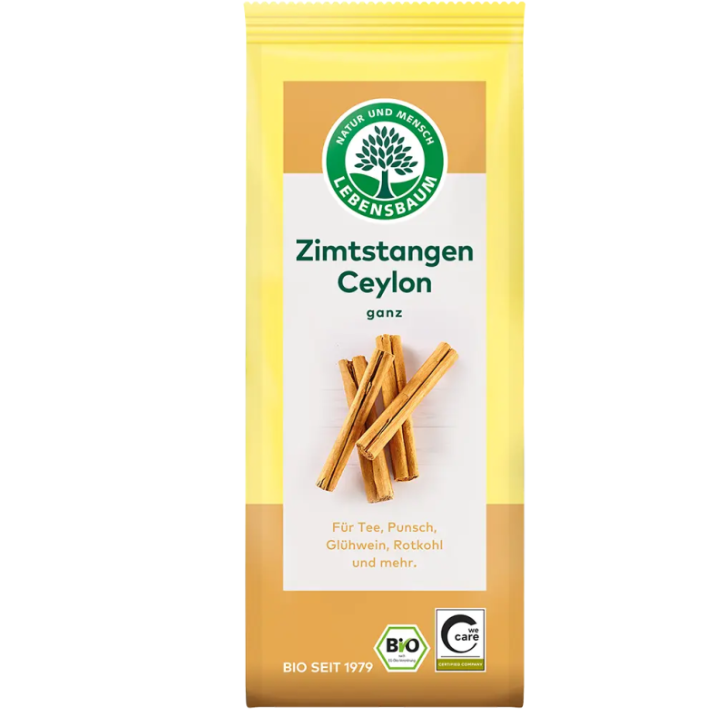 CYNAMON CEJLOŃSKI LASKA BIO (6 szt.) - LEBENSBAUM