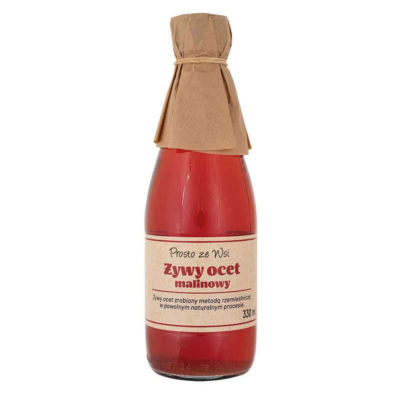 ŻYWY OCET MALINOWY 330 ml - PROSTO ZE WSI