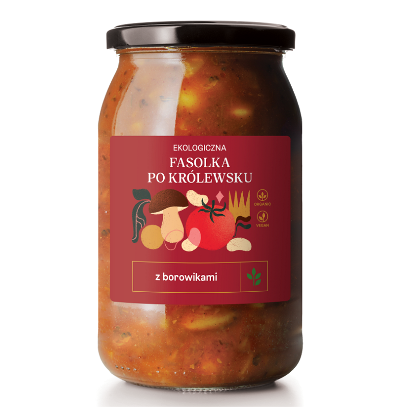 FASOLKA PO KRÓLEWSKU BIO 900 ml - DELIKATNA (ZAKWASOWNIA)