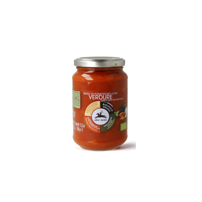 SOS POMIDOROWY Z WARZYWAMI (VERDURE) BIO 350 g - ALCE NERO
