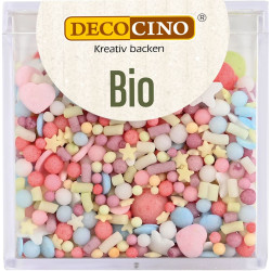 POSYPKA CUKROWA KOLOROWE PARTY MIX BIO 60 g - DECOCINO  (PRODUKT SEZONOWY)