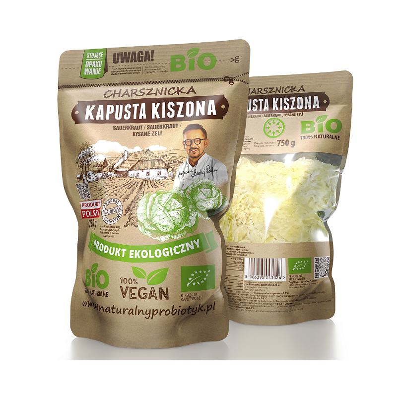 KAPUSTA KISZONA  BIO 750 g - CHARSZNICKIE POLA NATURY