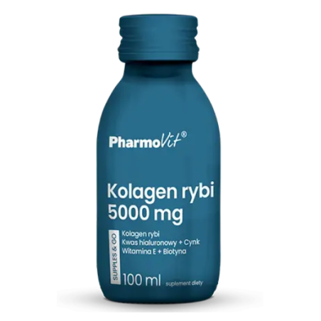 SHOT KOLAGEN RYBI 5000 mg BEZGLUTENOWY 100 ml - PHARMOVIT