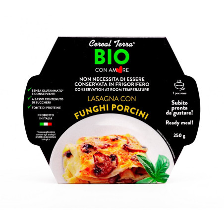 LASAGNE Z GRZYBAMI BIO 250 g - CEREAL TERRA