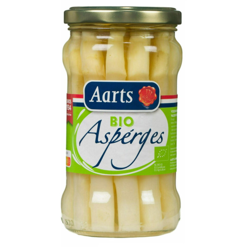 SZPARAGI BIAŁE W ZALEWIE BIO 280 g (170 g) (SŁOIK) - AARTS