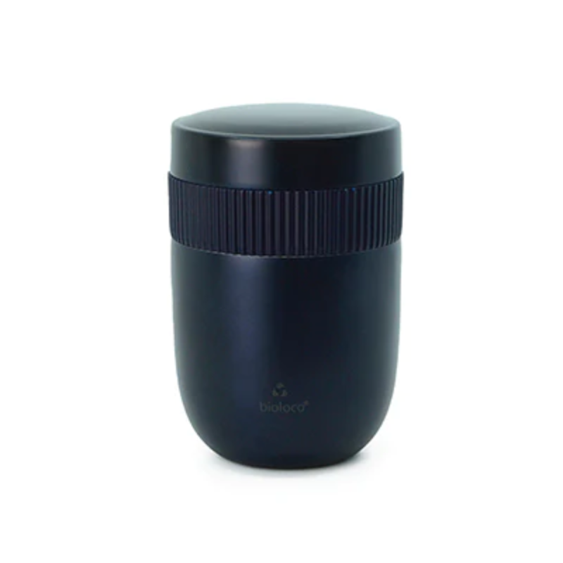 LUNCHPOT ZE STALI NIERDZEWNEJ DWUCZĘŚCIOWY GRANATOWY 420 ml + 200 ml - CHIC-MIC