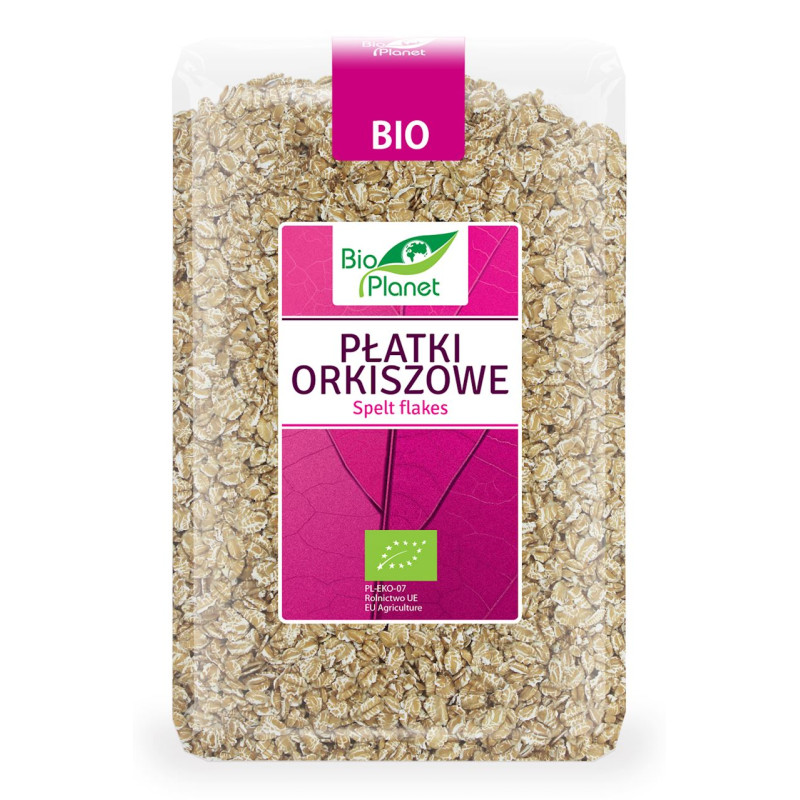 PŁATKI ORKISZOWE BIO 1 kg - BIO PLANET