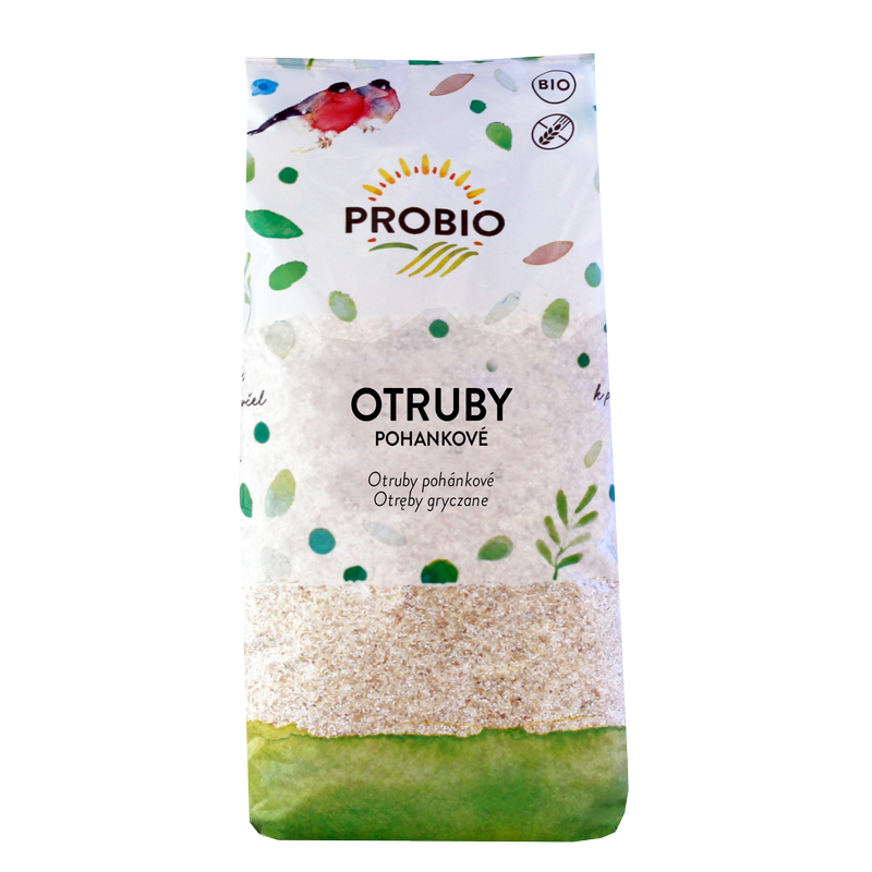 OTRĘBY GRYCZANE BEZGLUTENOWE BIO 500 g - PROBIO
