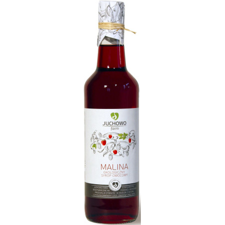 SYROP MALINOWY BIO 500 ml - JUCHOWO (FUNDACJA)