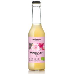 KOMBUCHA RÓŻANA BIO 270 ml - DELIKATNA (ZAKWASOWNIA)