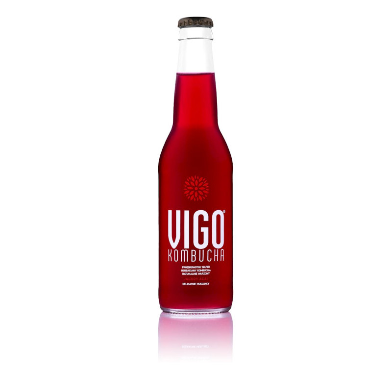 KOMBUCHA JAGODA ACAI BEZGLUTENOWA 330 ml - VIGO
