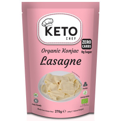 MAKARON (KONJAC) LASAGNE BEZGLUTENOWY BIO 270 g (200 g) - KETO CHEF (BETTER THAN FOODS)