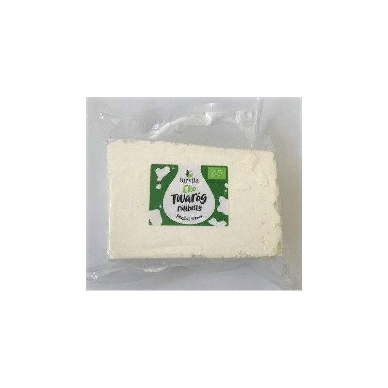 TWARÓG PÓŁTŁUSTY BIO (około 1,0 kg) - TURVITA