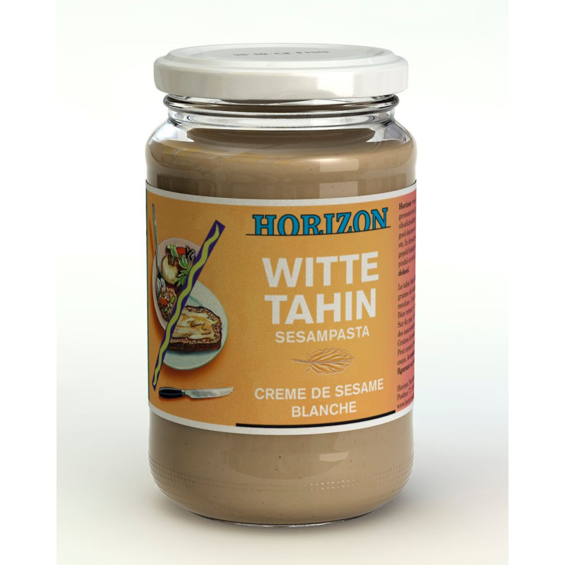 TAHINI BIAŁE (PASTA SEZAMOWA) BIO 350 g - HORIZON