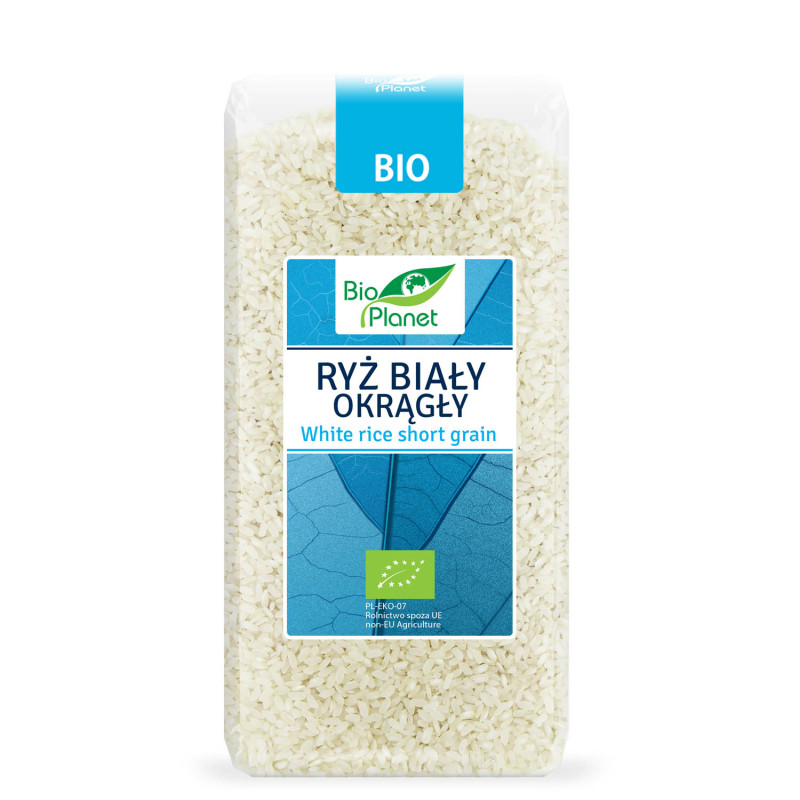 RYŻ BIAŁY OKRĄGŁY BIO 500 g - BIO PLANET
