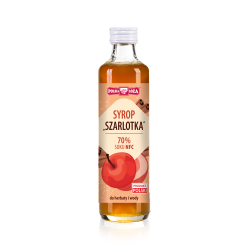 SYROP JABŁKOWY Z CYNAMONEM SZARLOTKA 250 ml - POLSKA RÓŻA