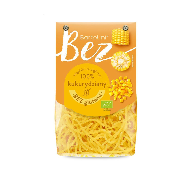 MAKARON (KUKURYDZIANY) KRAJANKA BEZGLUTENOWY BIO 250 g - BARTOLINI
