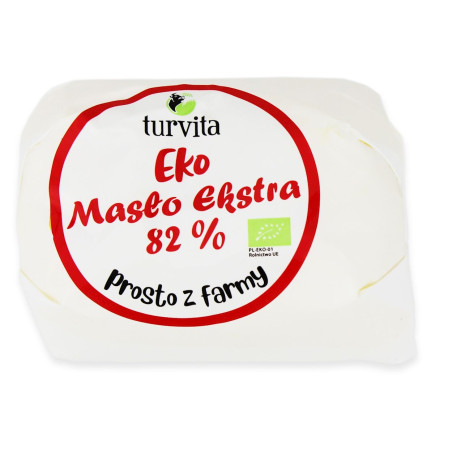 MASŁO EXTRA 82% TŁUSZCZU BIO 200 g - TURVITA