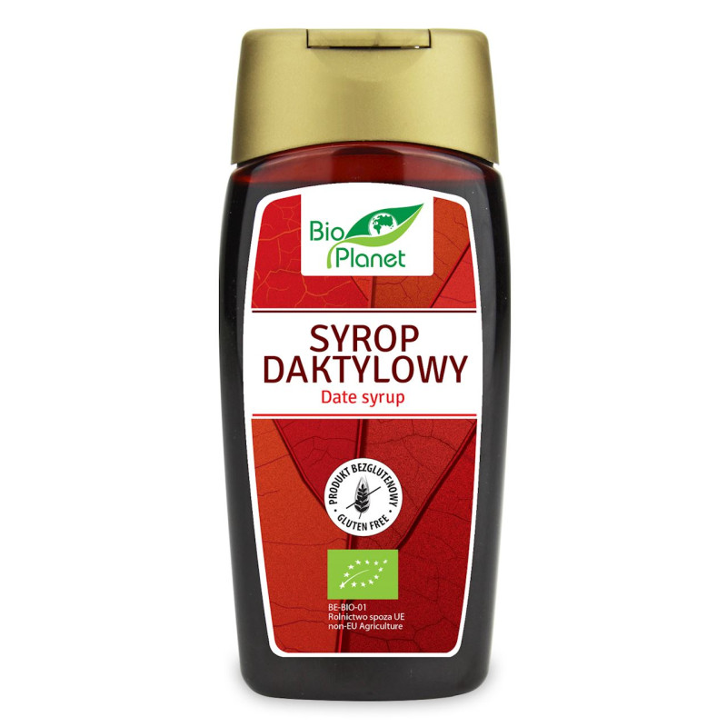 SYROP DAKTYLOWY BEZGLUTENOWY BIO 340 g - BIO PLANET