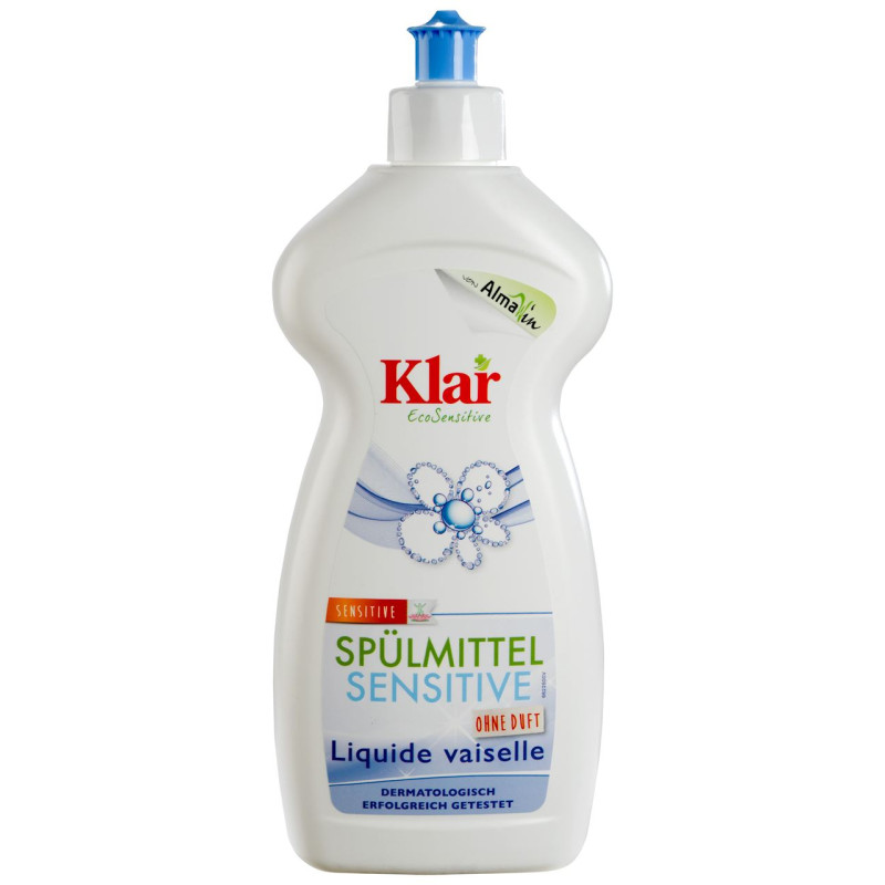 PŁYN DO MYCIA NACZYŃ SENSITIVE ECO 500 ml - KLAR