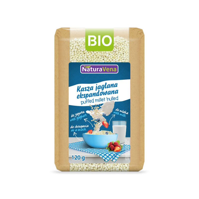 KASZA JAGLANA EKSPANDOWANA 120 g - NATURAVENA