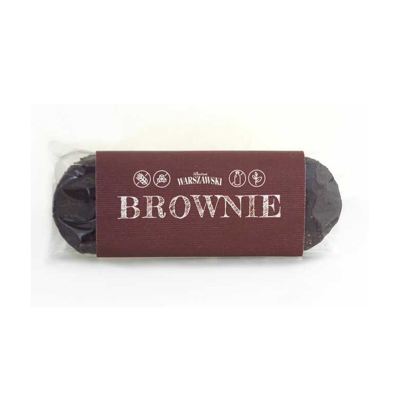 BATON BROWNIE BEZGLUTENOWY 50 g - BATON WARSZAWSKI