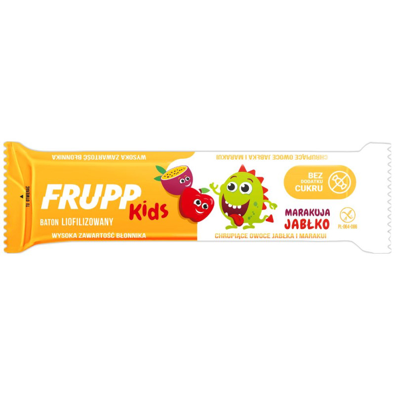 BATON DLA DZIECI LIOFILIZOWANY JABŁKO - MARAKUJA 9 g - CELIKO (FRUPP KIDS)