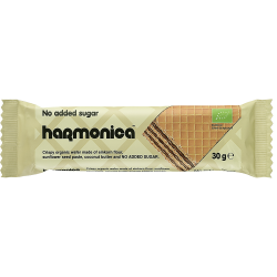 WAFELEK Z SAMOPSZY Z KREMEM MLECZNO - KAKAOWYM BEZ DODATKU CUKRU BIO 30 g - HARMONICA