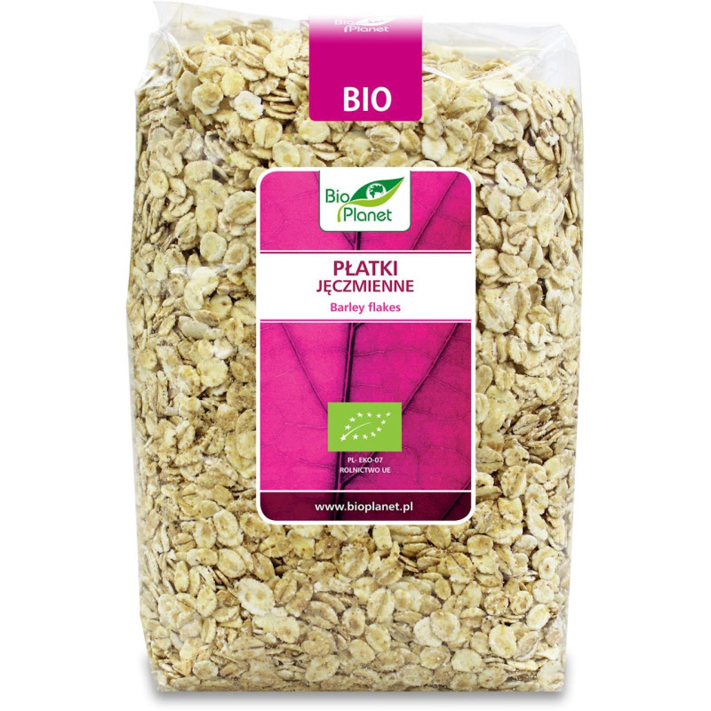 PŁATKI JĘCZMIENNE BIO 600 g - BIO PLANET
