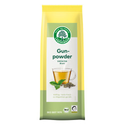 HERBATA ZIELONA GUNPOWDER LIŚCIASTA BIO 100 g - LEBENSBAUM