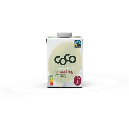 COCONUT MILK - NAPÓJ KOKOSOWY DO GOTOWANIA BEZ DODATKU CUKRÓW BIO 500 ml - COCO (DR MARTINS)