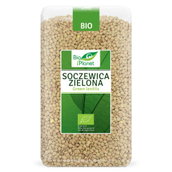 SOCZEWICA ZIELONA BIO 1 kg - BIO PLANET